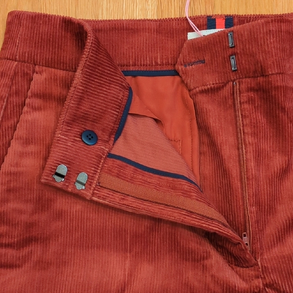 Boden Womens size US 12L Canonbury Cord Straight leg Pant, Ginger/Cognac NWT - Picture 4 of 6